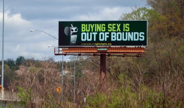 rights4girls's tweet photo. Our #SexBuyingIsntaGame billboards in Pittsburgh for the #NFLDraft shed light on the often invisible role of sex buyers in driving the market for sex trafficking. If there were no buyers, there would be no business. #EndDemand, #EndTrafficking. Learn more: https://t.co/kV4xvjTHar https://t.co/JgMWnrsUbH