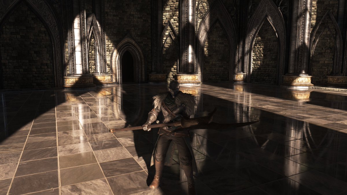 DS2LightingMod's tweet photo. Alonne's Arena had technical bugs which are now fixed. It had a bug where the skybox is not being detected and normal map tiling was wrong. I was able to fix the skybox detection issue, was well got a new roughness map made thanks to @TriviaTex , here are updated shots. https://t.co/ia5WGOmrPy