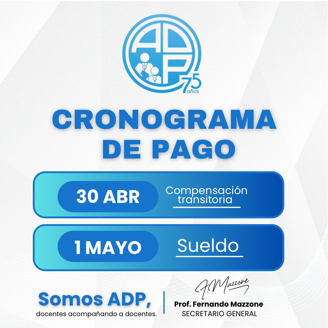 Asociación Docente Provincial tweet media