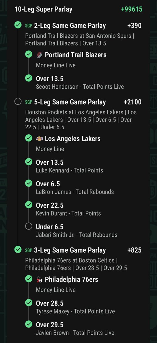 FaderBets's tweet image. I turned a free $5 bonus bet into $5000 yesterday. I will be posting all my picks from now on - tail me.
#sports #bet #nba