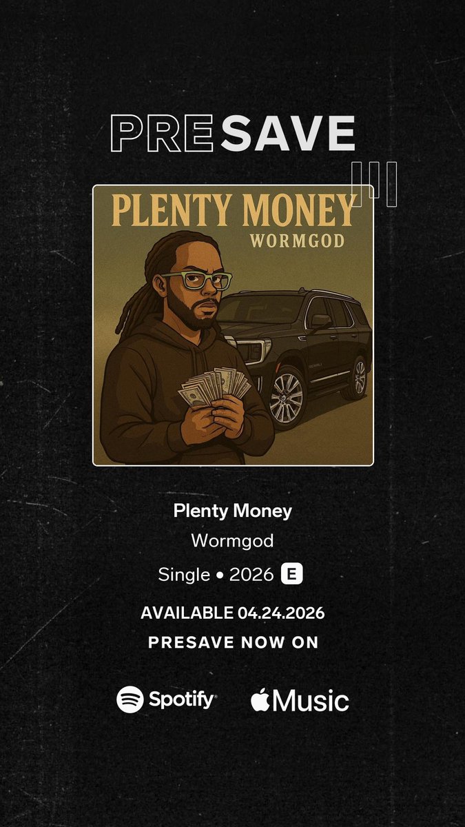 bigwormgod's tweet photo. Get ready #Presave https://t.co/XoLcdIXboC