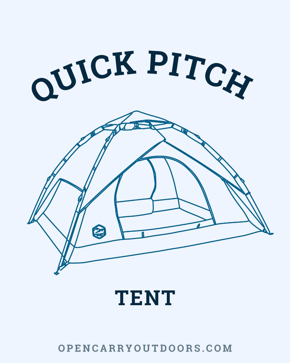 OpenCarryOut's tweet image. Built for sharing stories, staying dry, and waking up ready for the next adventure.

#outdoors #getlost #campsite #wonderlust