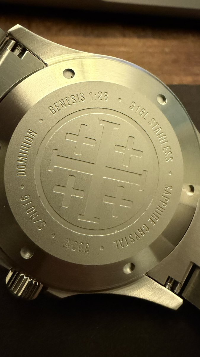 ChrisHuff's tweet photo. …you’d wear a @WassonWatch!! 

#TakeDominion
#ChristIsKing
#KnowTheTime
#WearAWasson https://t.co/3s4pavLx80