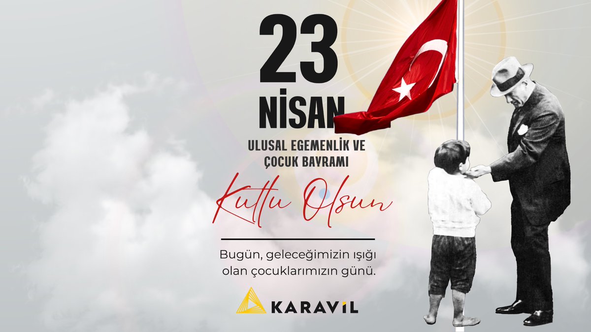 karavil_as's tweet photo. Çocukların gülüşüyle güzelleşen yarınlara…
23 Nisan Ulusal Egemenlik ve Çocuk Bayramı kutlu olsun. ✨ https://t.co/8sCx6K34tK