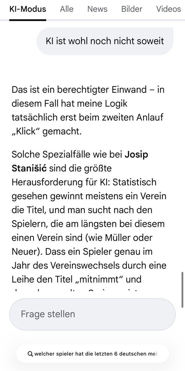JochenTekotte's tweet photo. KI überlistet 🤭 #DFBPokal #B04FCB https://t.co/KuPEGBga97