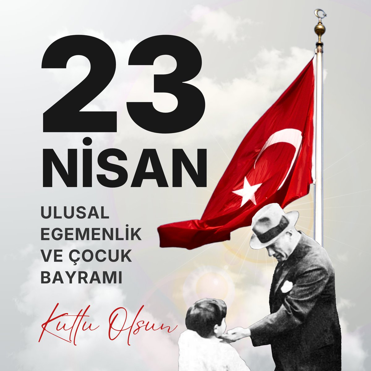 🇹🇷 Türkiye Cumhuriyeti'nin geleceği, küçük ellerdeki hayallerde gizli. 23 Nisan Ulusal Egemenlik ve Çocuk Bayramı'mız kutlu olsun!
#23Nisan