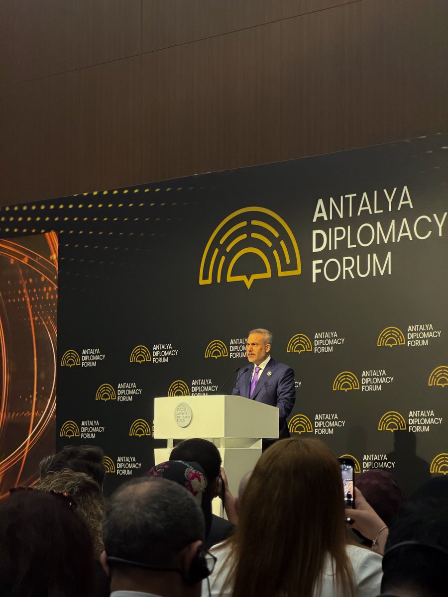 Kablano's tweet photo. At the Antalya Diplomacy Forum with my team, moving between meetings, filming on the ground, and in conversation with high-level diplomats. https://t.co/ZX8WVeFRqC
