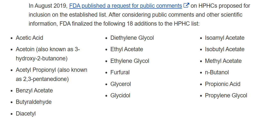 LanceChurchill's tweet image. Today, FDA published a Federal Register notice finalizing the addition of 18 constituents to the established list of Harmful and Potentially Harmful Constituents (HPHCs) in tobacco products.
fda.gov/tobacco-produc…