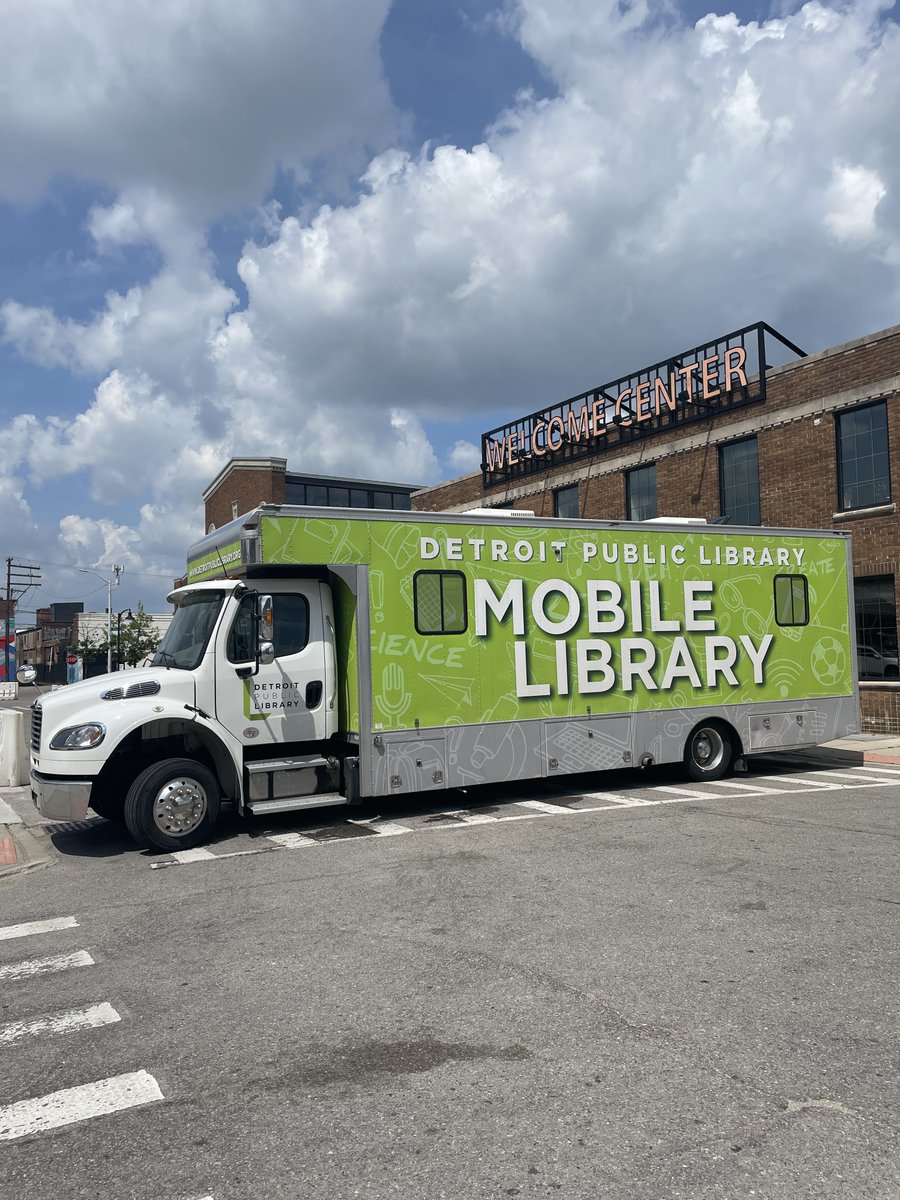 Detroit Library tweet media