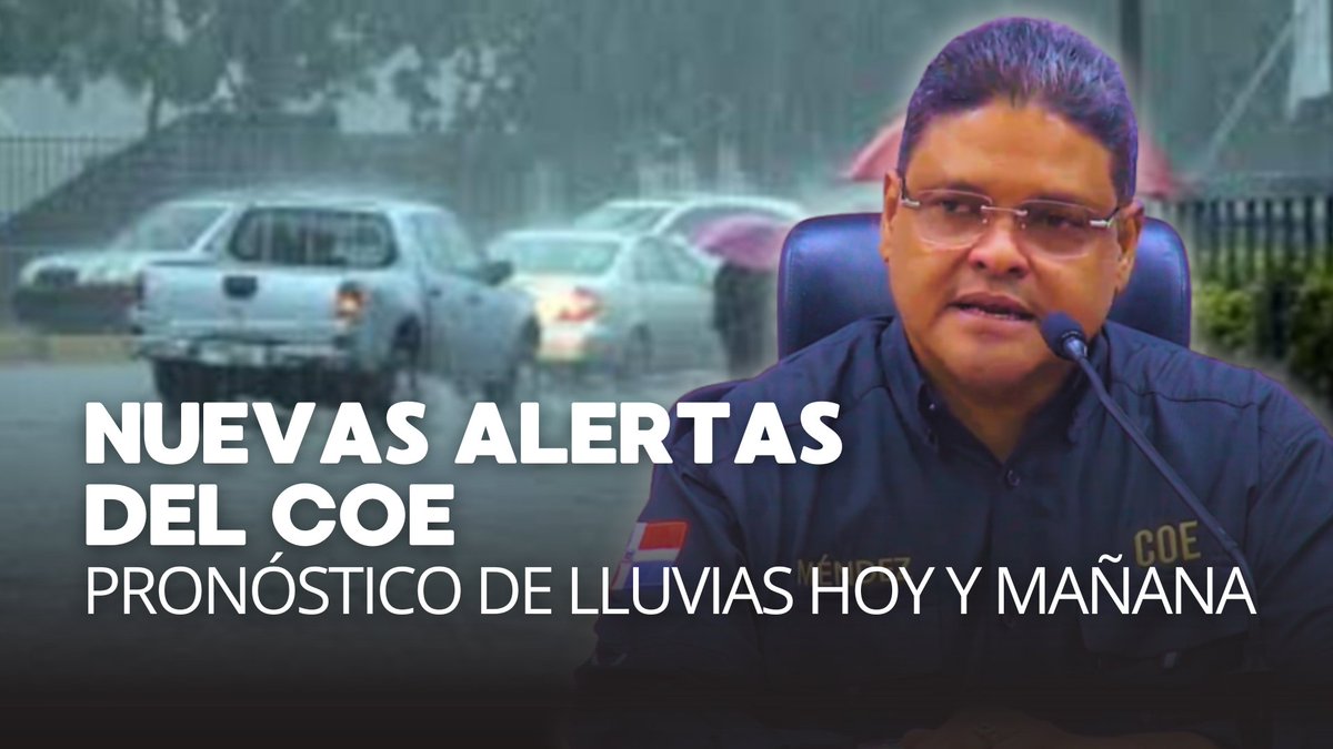 AcentoTV's tweet image. ⚠️ Alerta Meteorológica en República Dominicana: Pronóstico de #lluvias 22 al 24 de abril #COE #RepublicaDominicana #Alertas
acentotv.acento.com.do/atv-directo/al…