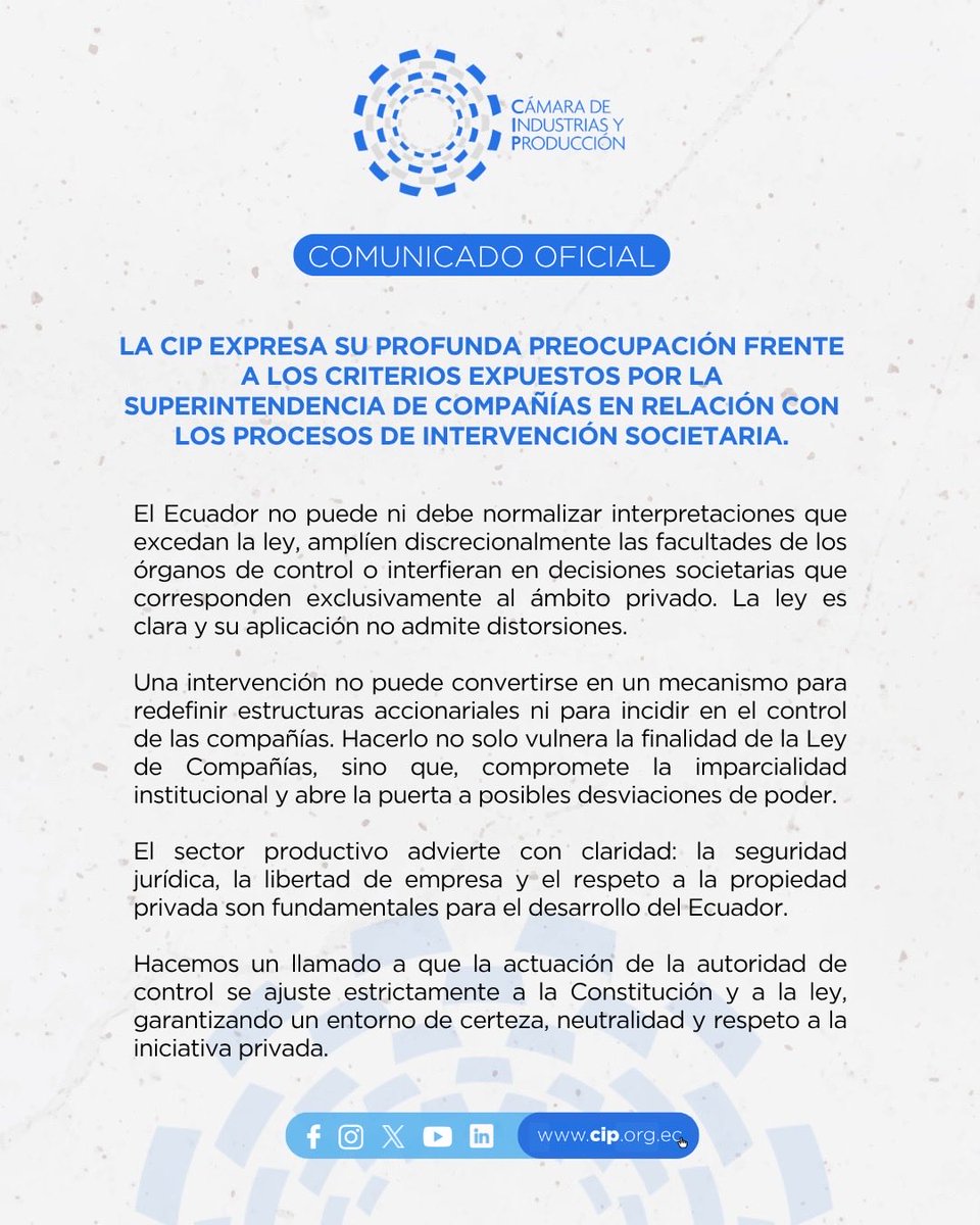 Cámara de Industrias y Producción - CIP tweet media