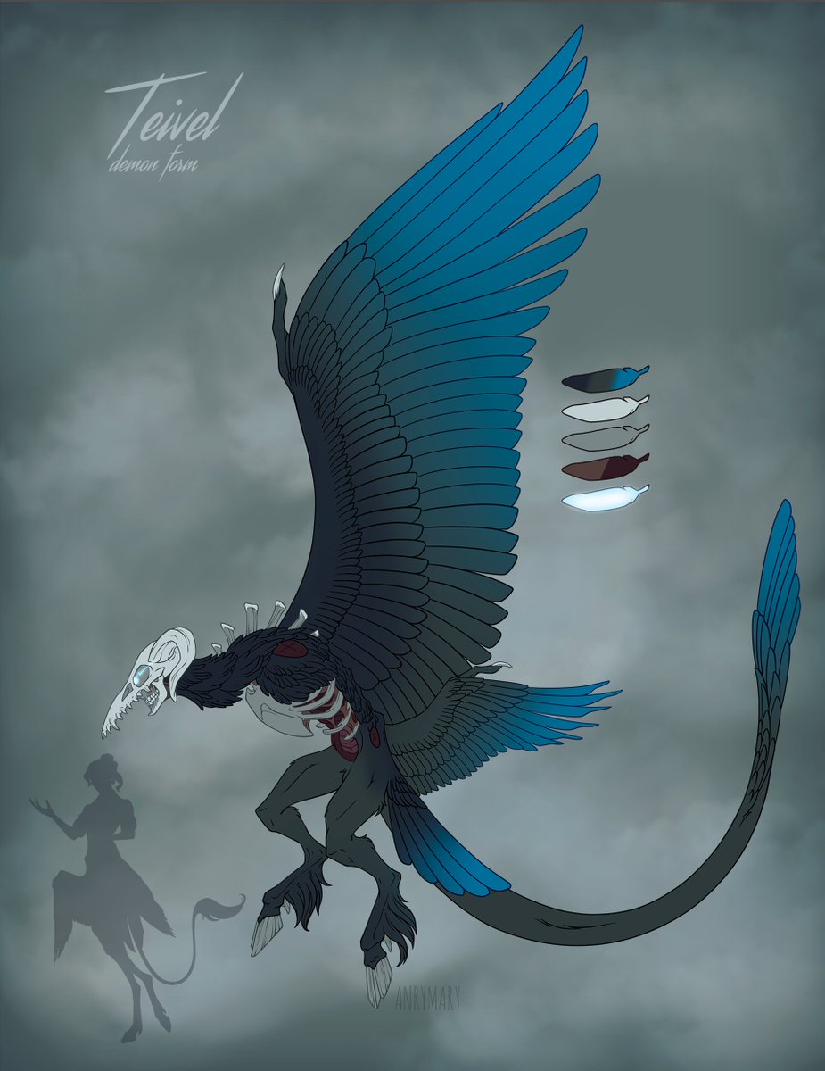 anry_mary's tweet photo. Meet Teivel — our demon butler OC. ✨
Quiet. Elegant. Deadly when needed.
Once a noble runaway, now serving in the Twilight Wanderer estate. He keeps the manor clean, the household in line — and his true form (a decaying lightning crow) hidden.

#OriginalCharacter #DemonButler https://t.co/aYVxiU1b0D