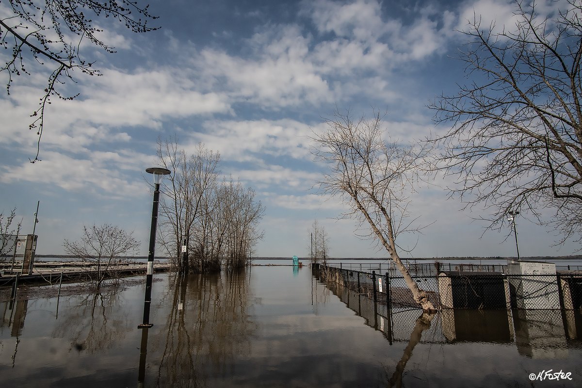 harry_fosters's tweet image. Post 2 of 4
Went for a walk around the #Aylmer Marina this morning to see the effect of high water. Besides these images of high water there were a few buildings and houses pumping water out of basements.#flooding #highwater