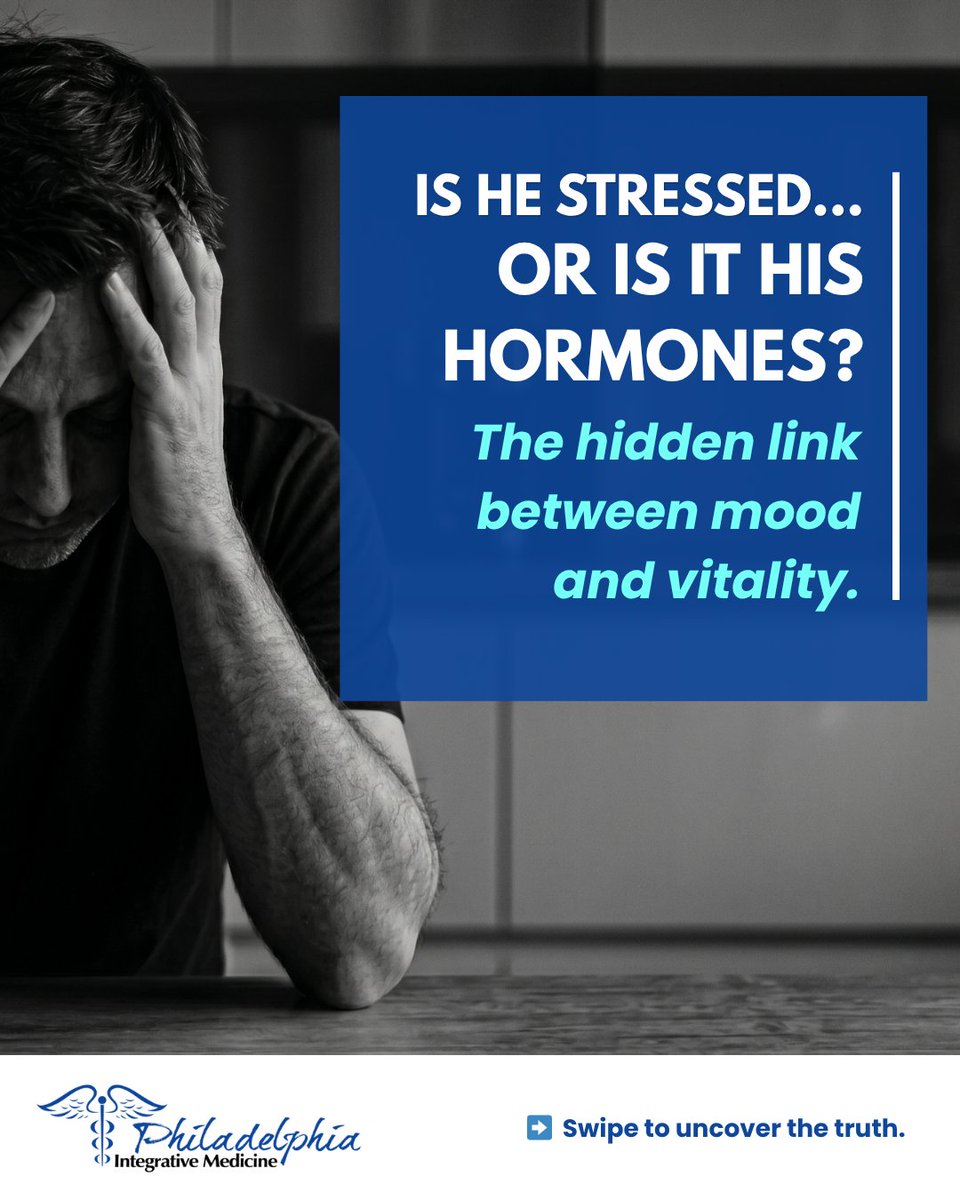 GeorgiaTetlowMD's tweet image. We often label irritability and fatigue as "just stress" or "getting older." But in reality, your hormones dictate your stress threshold. 

👉 Schedule your 20-minute consultation here: pimfreeconsult.as.me/phone

#MensHealth #LowT #Andropause