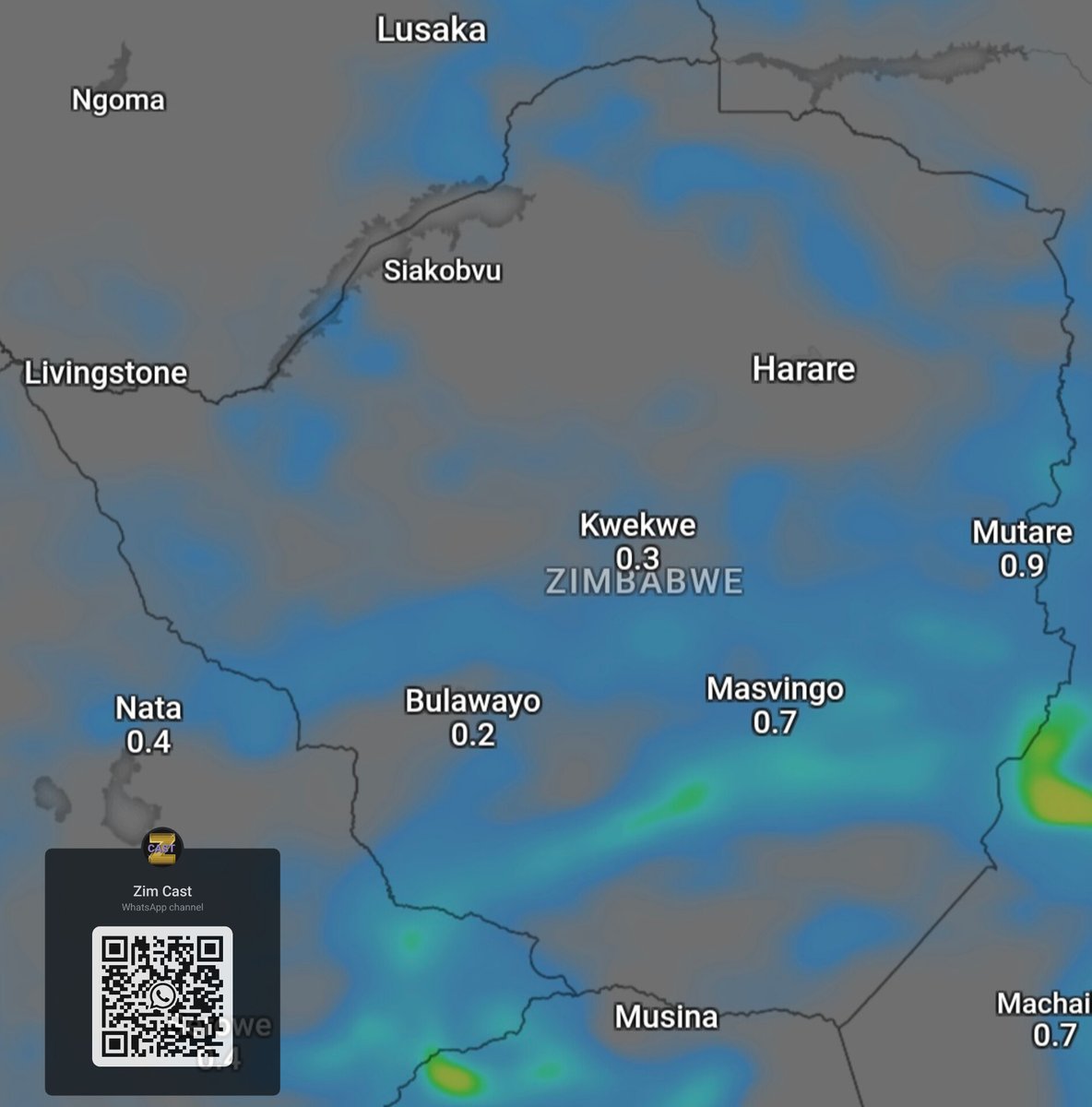 ZIM_CAST's tweet photo. Showers and possible thundershowers expected mainly across southern and parts of eastern Zimbabwe on Thursday, with light showers possible across the rest of the country. Similar conditions expected on Friday. ☀️ 🍂 🌦 🇿🇼 https://t.co/PtVPdxKg8d