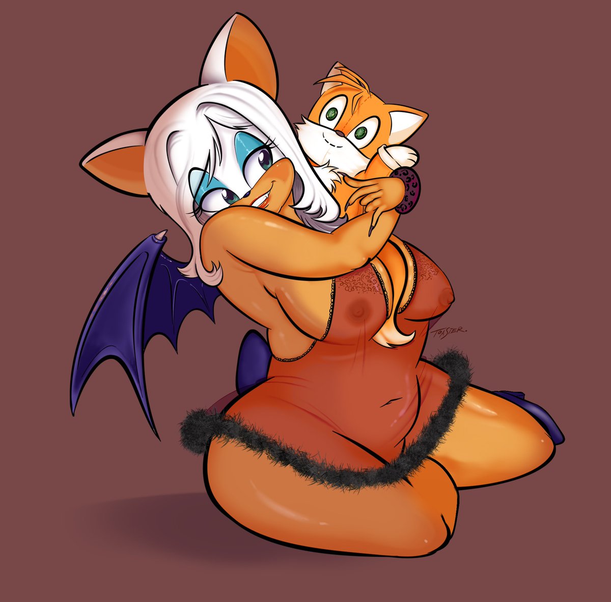 nerdb0ner's tweet photo. #rougethebat #pinup #furry https://t.co/MGUhkBl3n2