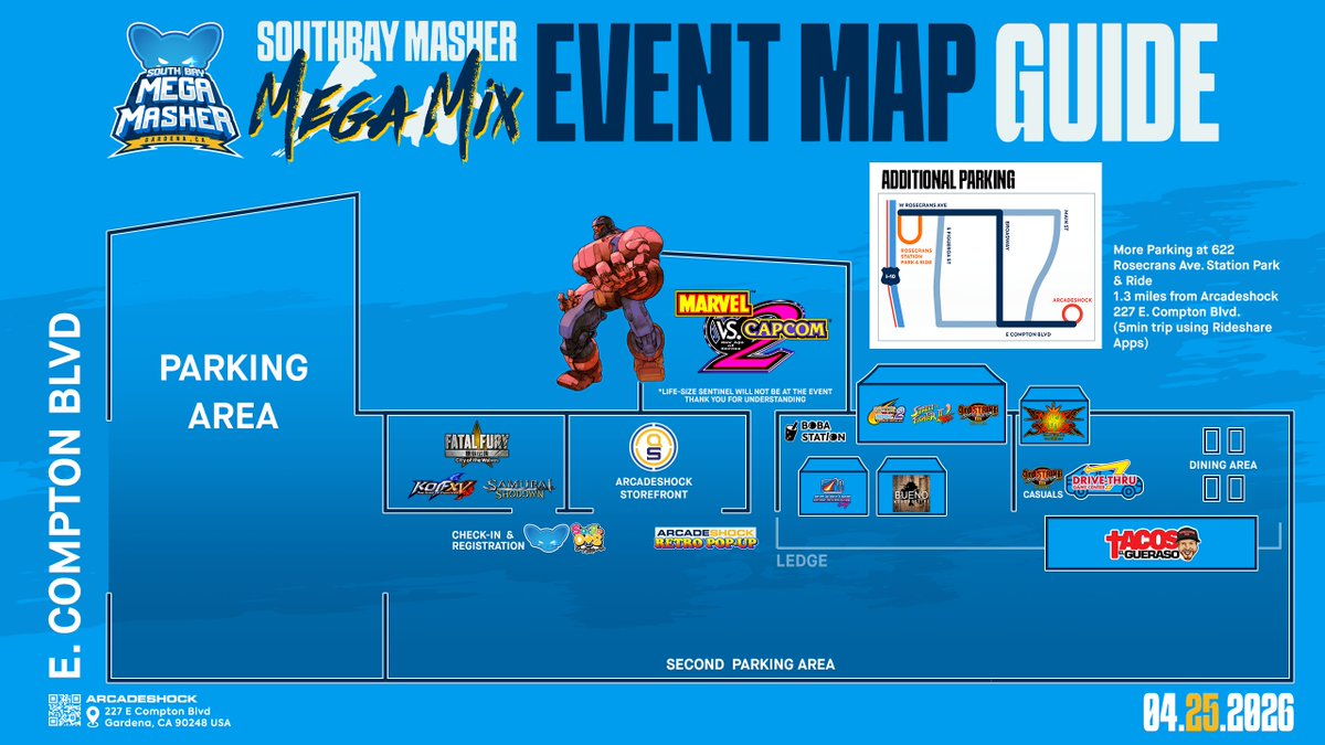 ARCADESHOCK @SOUTHBAY MEGA MIXER APRIL 25TH tweet media