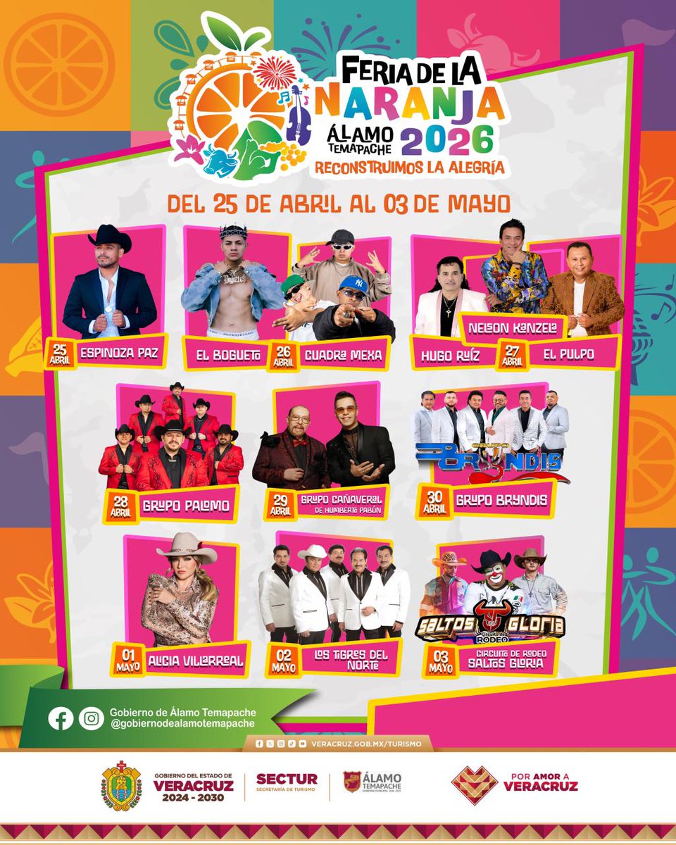 LoDelDia1's tweet image. #Noticias #Estatal I Asiste a la tradicional Feria de la Naranja de Álamo, inicia el próximo sábado

lodeldia.com/noticias/estat…

@GobiernoVer  @rocionahle