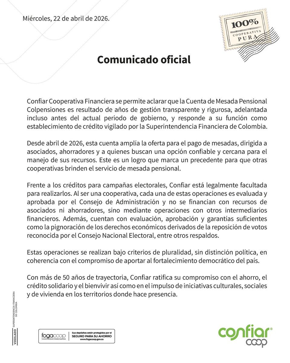 Confiar Coop tweet media