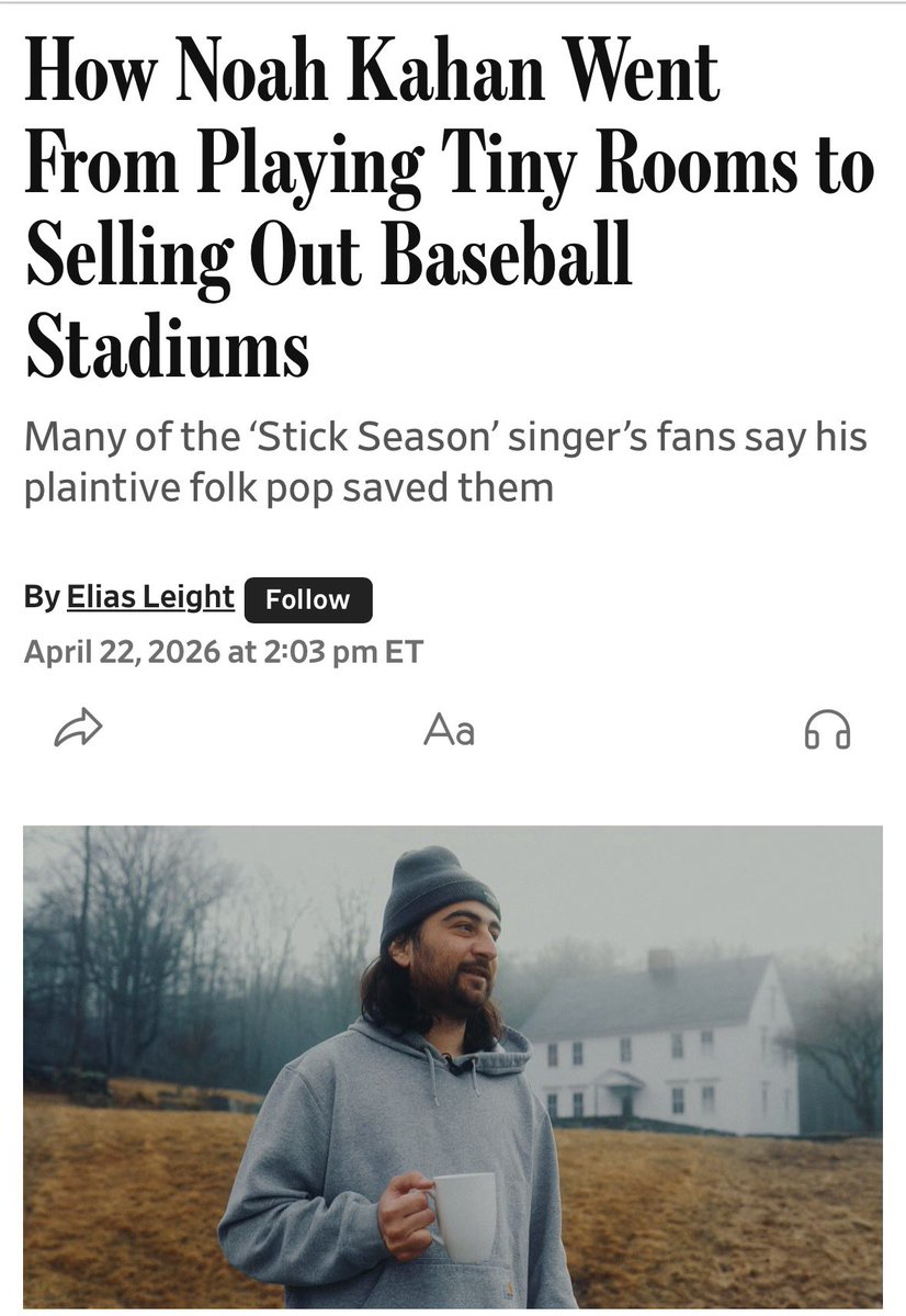 We here at NKST are so grateful to have been interviewed by Elias for the Wall Street Journal! 
You can read it here ⬇️

wsj.com/arts-culture/m…