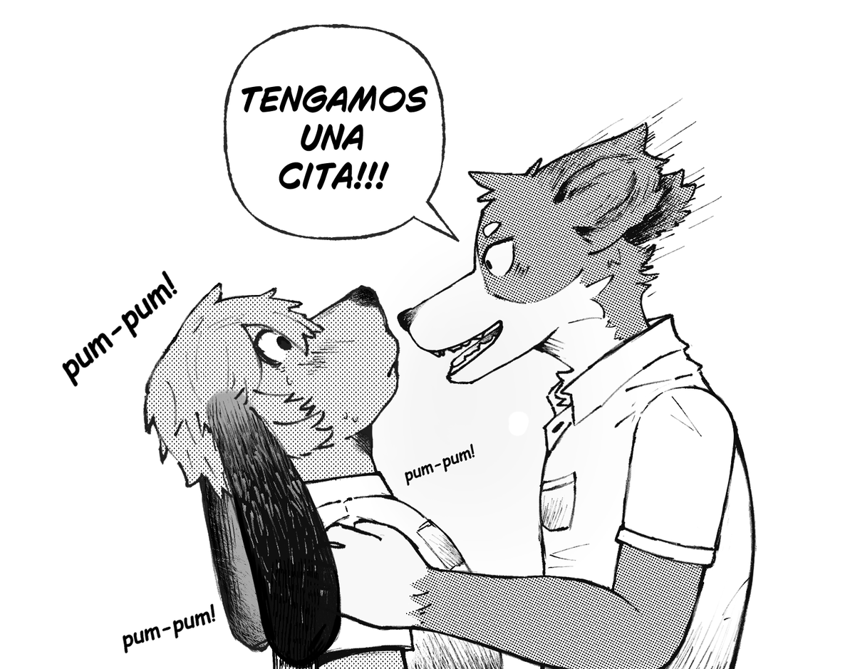 WOISBER's tweet photo. un pequeño fanart que hice del manga Smell de Nagabe para celebrar que ya me lo compre en formato físico (ojala y sea rasca y huele jaja) 
Español // English
#smell #nagabe #furry #fanartㅤㅤㅤㅤ https://t.co/E10Ge1Ugjh