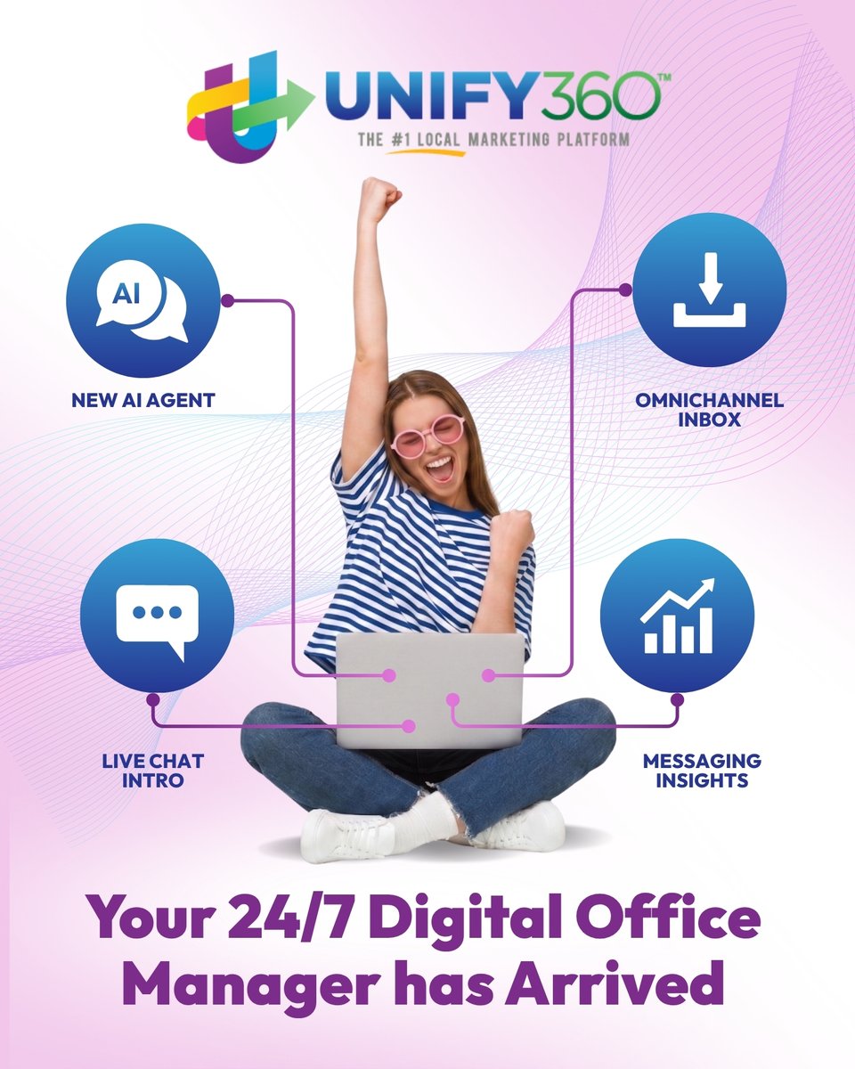 Unify360_'s tweet photo. "After-hours" shouldn't mean lost revenue. Unify360’s new AI Agent captures leads and books jobs even when you're off the clock. Manage all your DMs, texts, contact forms, and emails in one spot. 

Contact Us Now: (866) 691-1206

#Unify360 #UnifyMessaging #SpeedToLead https://t.co/6srQ2eBmR2