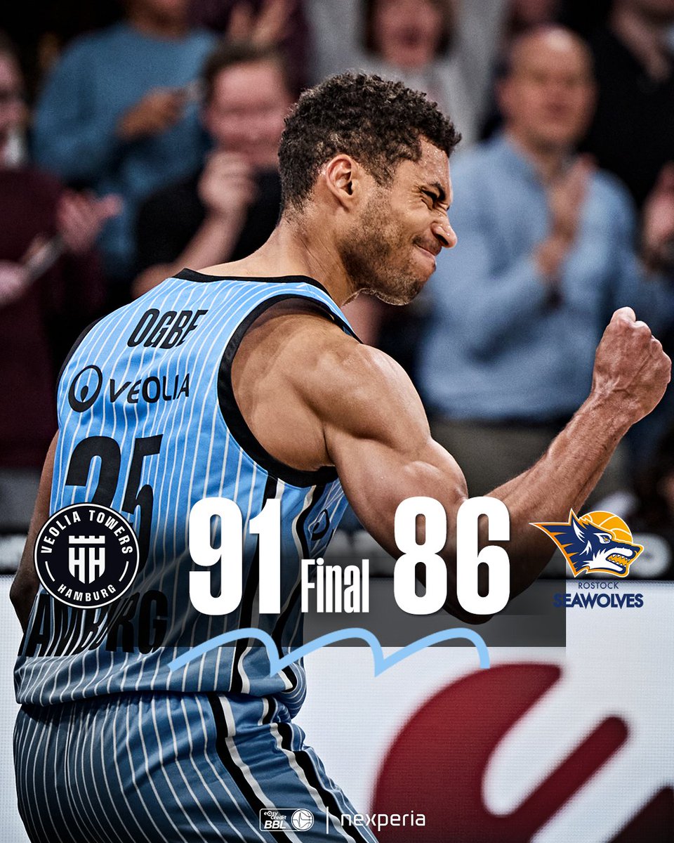 hamburgtowers's tweet image. KLASSENERHALT GESICHERT! ✅

𝐭𝐨𝐩𝐩𝐞𝐫𝐟𝐨𝐫𝐦𝐞𝐫
Devon Daniels 22 𝐏𝐓𝐒 | 3 𝐑𝐄𝐁 | 6 𝐀𝐒𝐓
LJ Thorpe 15 𝐏𝐓𝐒 | 6 𝐑𝐄𝐁 | 9 𝐀𝐒𝐓
Martin Breunig 14 𝐏𝐓𝐒 | 5 𝐑𝐄𝐁

#VeoliaTowers #Hamburg #Basketball 📸 Dennis Fischer