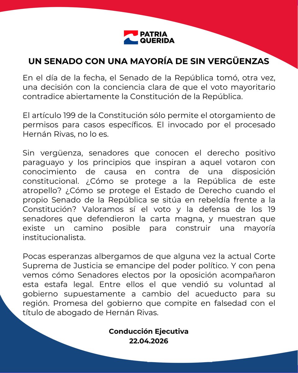PATRIA QUERIDA tweet media