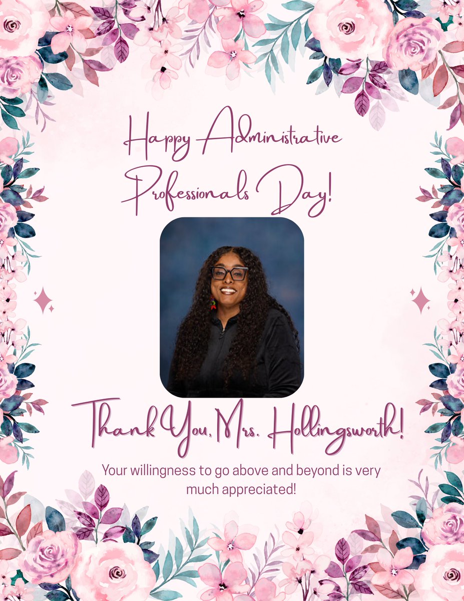 deshlermiddle's tweet photo. Happy Administrative Professionals Day to the one and only Rachel Hollingsworth! Thank you for everything you do for us! https://t.co/CKON19oAtM