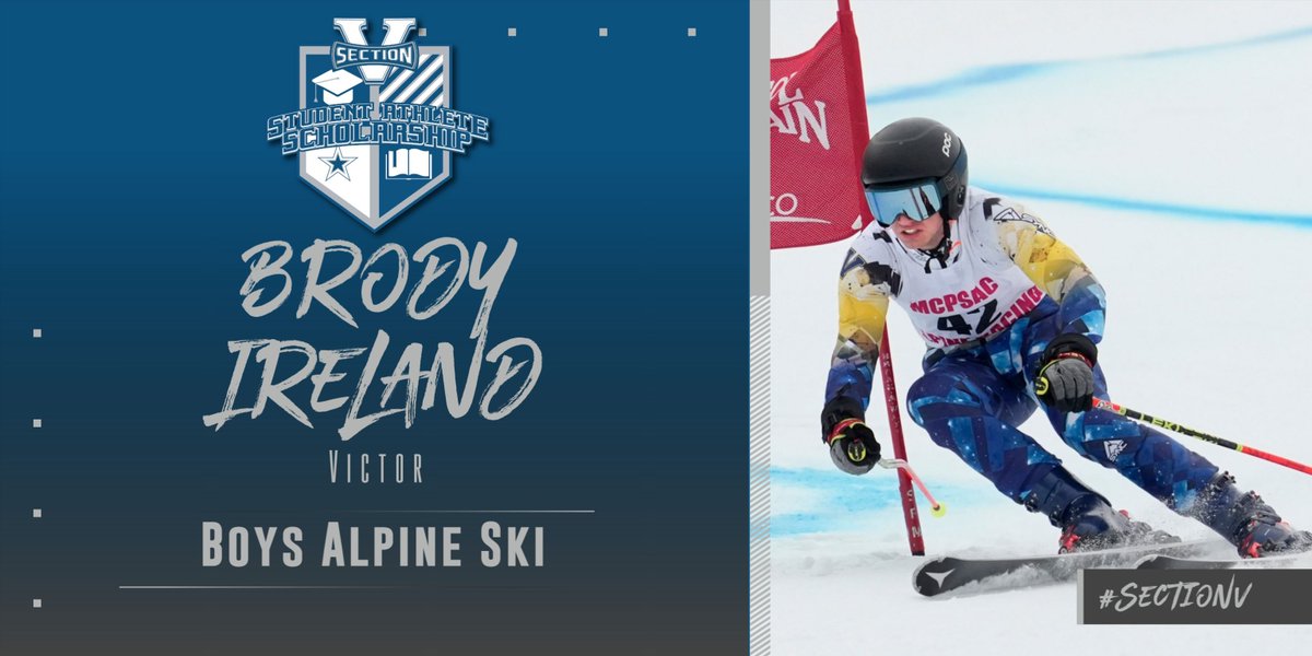 SecVAthletics's tweet image. It is with great pleasure to announce that Brody Ireland of @VictorBLDevils is the recipient of the Winter 2025-26 Student Athlete $500 Scholarship for Boys @SecVAlpineSki! Photo Credit: Shawn Dowd
sectionv.org/awards.aspx?ao…
#SectionV #Scholarship #StudentAthlete