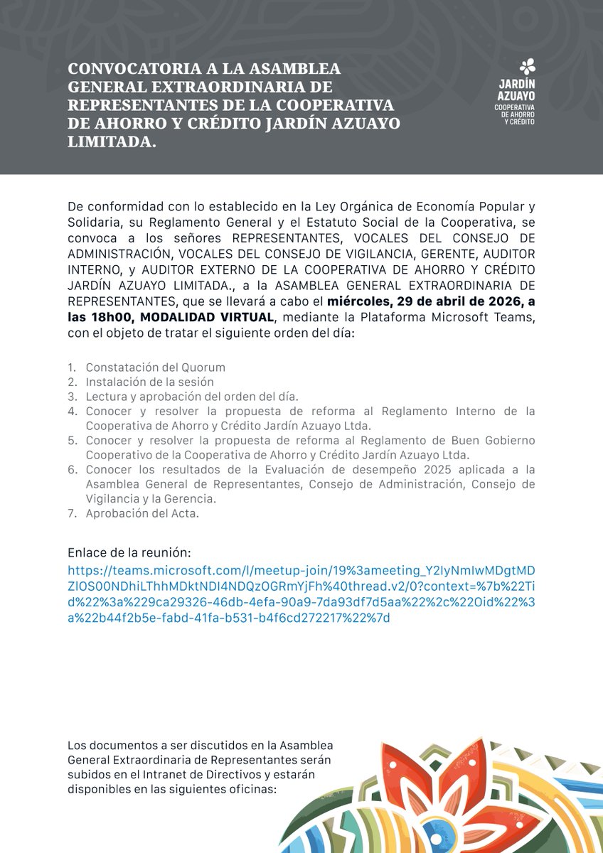 Jardín Azuayo tweet media