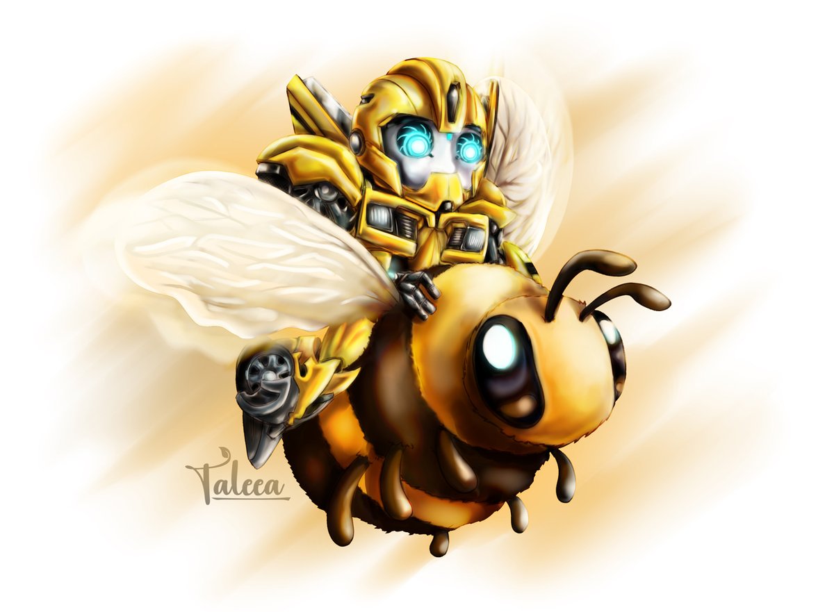 Taleea_FromDA's tweet image. Repost because some art-corrections.
Sometimes you need to have something cute besides the usual busy-like-a-bee irl-stuff. *buzz buzz* #Transformers #Bumblebee #TransformersPrime #TFPrimebumblebee #autobots #TFP #chibi #bee #Transformersfanart