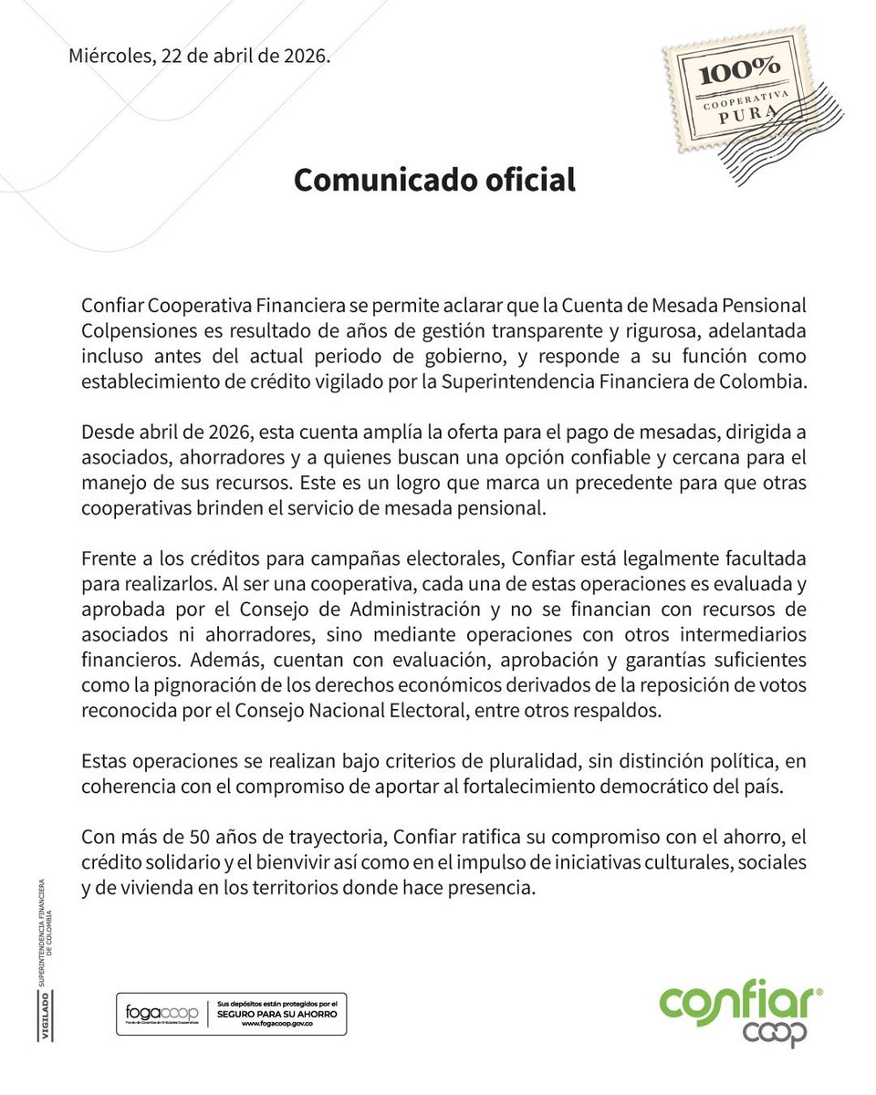 Confecoop Antioquia tweet media