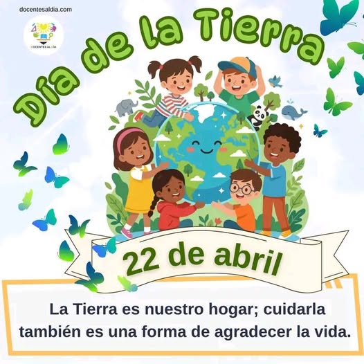 En el día internacional de la madre Tierra, hacemos un llamado al cuidado del medio ambiente y la biodiversidad.
<a href="/CubaMined/">MINED</a> 
<a href="/naimatrujillob/">Naima Ariatne Trujillo Barreto</a> 
#SantiagodeCuba