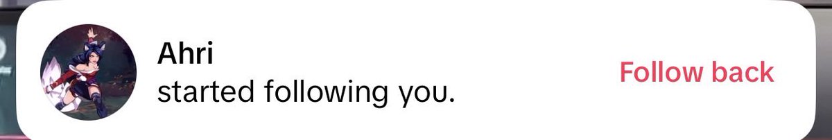 OMGOSH #ahri FOLLOWED MEEEEE!! : 00000000