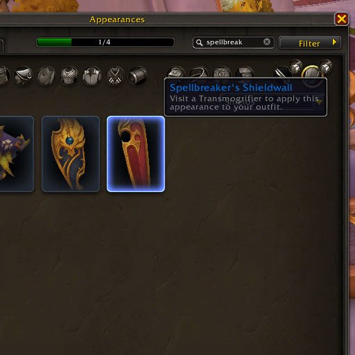 WizardSteve660's tweet image. I got the spellbreaker shield but I don't have it in the appearances after purchasing the item.

#Warcraft #WorldofWarcraft #WoW #Midnight