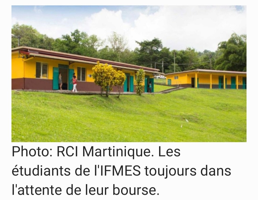 jpm_web's tweet photo. ᴀ̀ ʟ’IFMES : ʟᴇs ᴇ́ᴛᴜᴅɪᴀɴᴛs ᴇɴ ᴅɪғғɪᴄᴜʟᴛᴇ́ !
En Martinique, les étudiants de l’IFMES  dénoncent des retards répétés dans le versement de leurs bourses.
LA MARTINIQUE DOIT S'ORGANISER !
Jean-Pierre MAURICE 
#IFMES #BoursesMartinique #EtudiantsMartinique #CTM #CROUS https://t.co/HjFMmey2Ar
