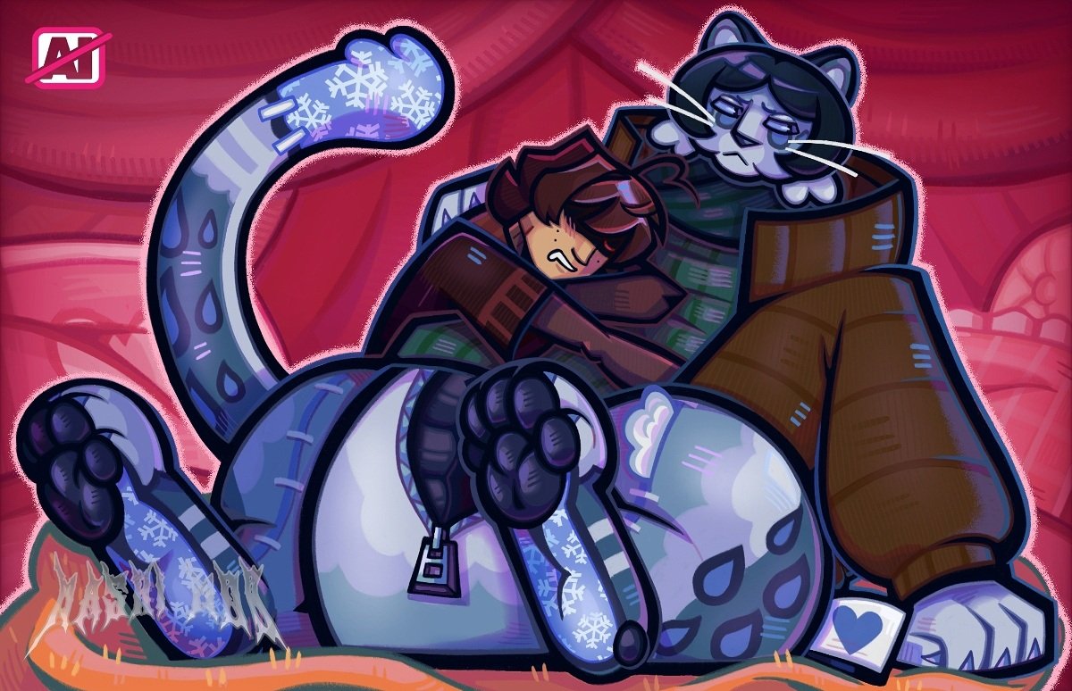 mashimooarts's tweet photo. 🧸💤 -- plushie! Jeka as a sailfin dragon, while coat is a snow leopard... I might make a refsheet for these two in the future. 

Anti-Ai stamp is by @RoninYorch. Go support them!  
---
#ninah #enerjekaaddict #coatguy #ninahoc #ocxcc https://t.co/uDvE7sGG9C