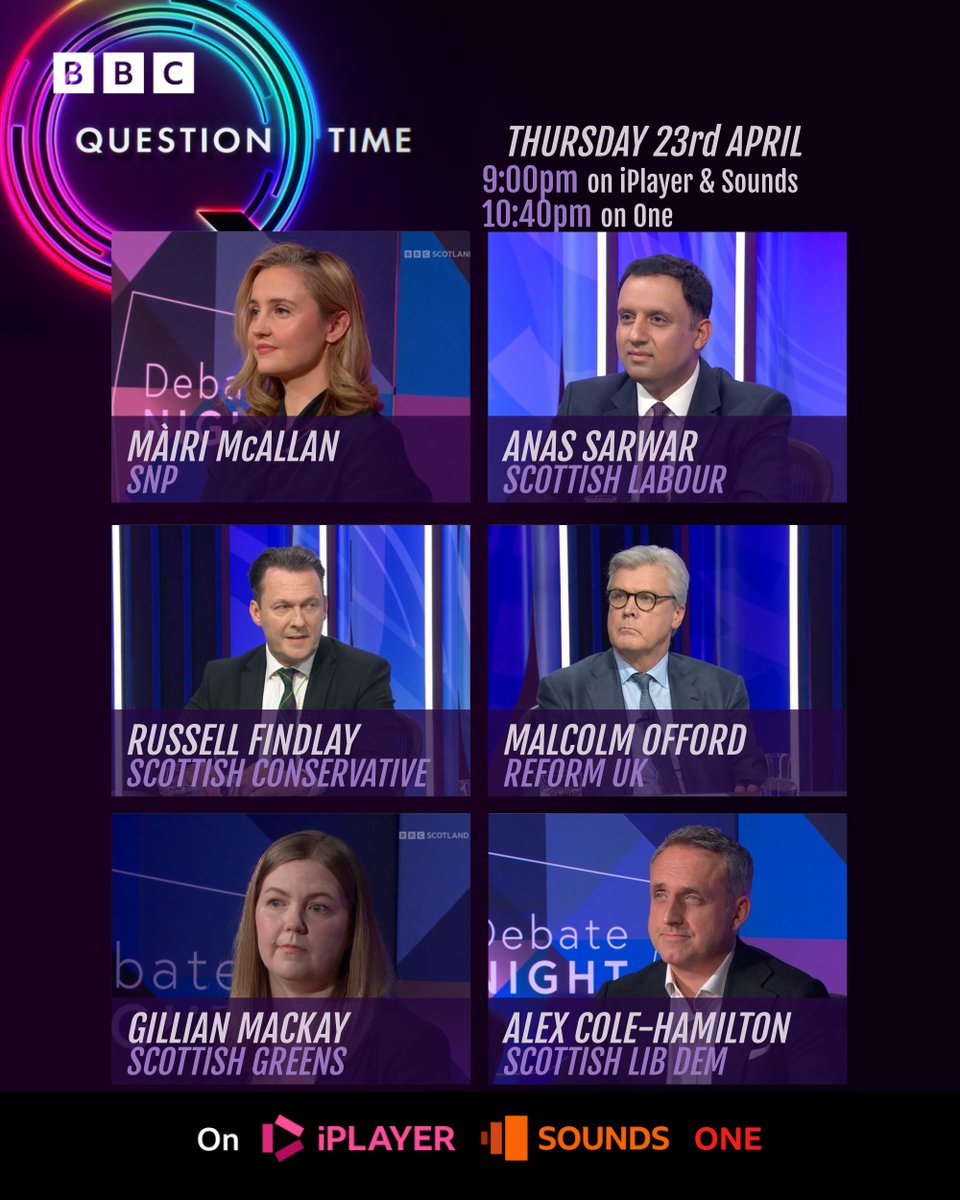 BBC Question Time tweet media