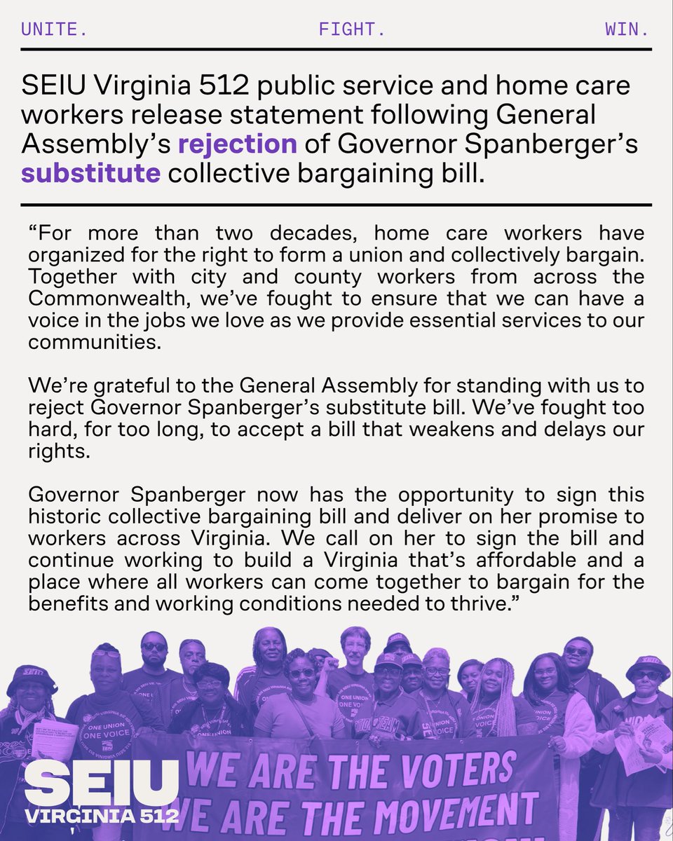 SEIU Virginia 512 tweet media
