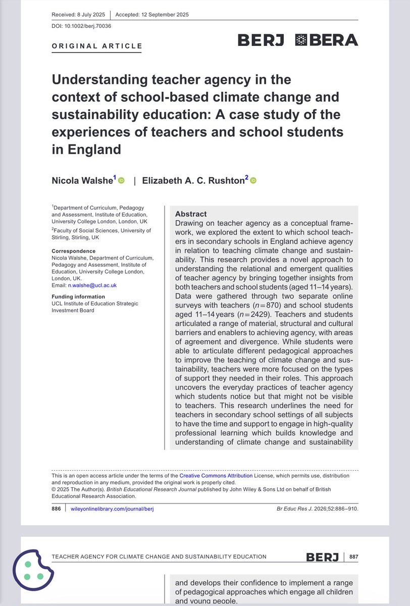 British Educational Research Journal tweet media