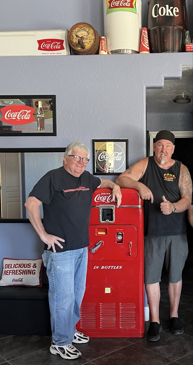markee1955's tweet photo. Sad news. My friend in which I bought and sold Vintage Coca-Cola items from has passed. The times I spent with him will be cherished forever. He will be missed. 
RIP Darrell Sheets. https://t.co/gb4nGLfKYC