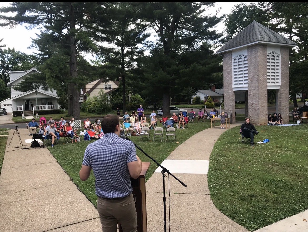 JamesAHoffmanJr's tweet photo. Memories of @Brent_Kilman leading us in worship in the Covid era! https://t.co/oLStD4oSIW