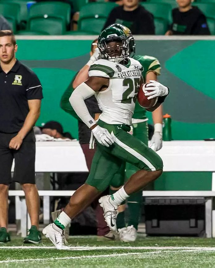 sskroughriders's tweet image. That guy Nelly! A playmaker in the ville

No. 2️⃣ overall pick in the 2021 CFL draft. Year 5️⃣ on the way📈