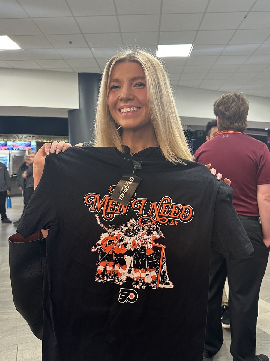 SGNolan's tweet image. Never would’ve guessed that when I tweeted about “Man I Need” back in February that we’d be here for playoffs. Let’s go #Flyers!