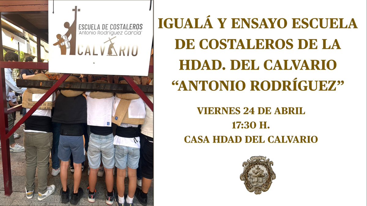 Hdad. del Calvario tweet media