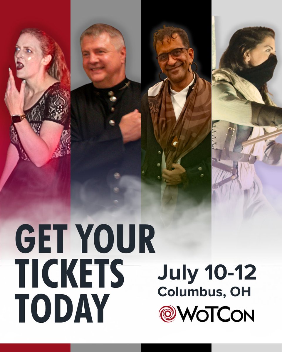 WoTConOfficial's tweet photo. Another amazing JordanCon is done, and you might be feeling the post-con drop. The good news is that you can see your friends (and make some new ones) at WoTCon in July! Grab your tickets at https://t.co/pkzsDBeUiD. See you there! #TheWheelofTime #TwitterOfTime #WoTCon2026 https://t.co/7yXkBjxeSd