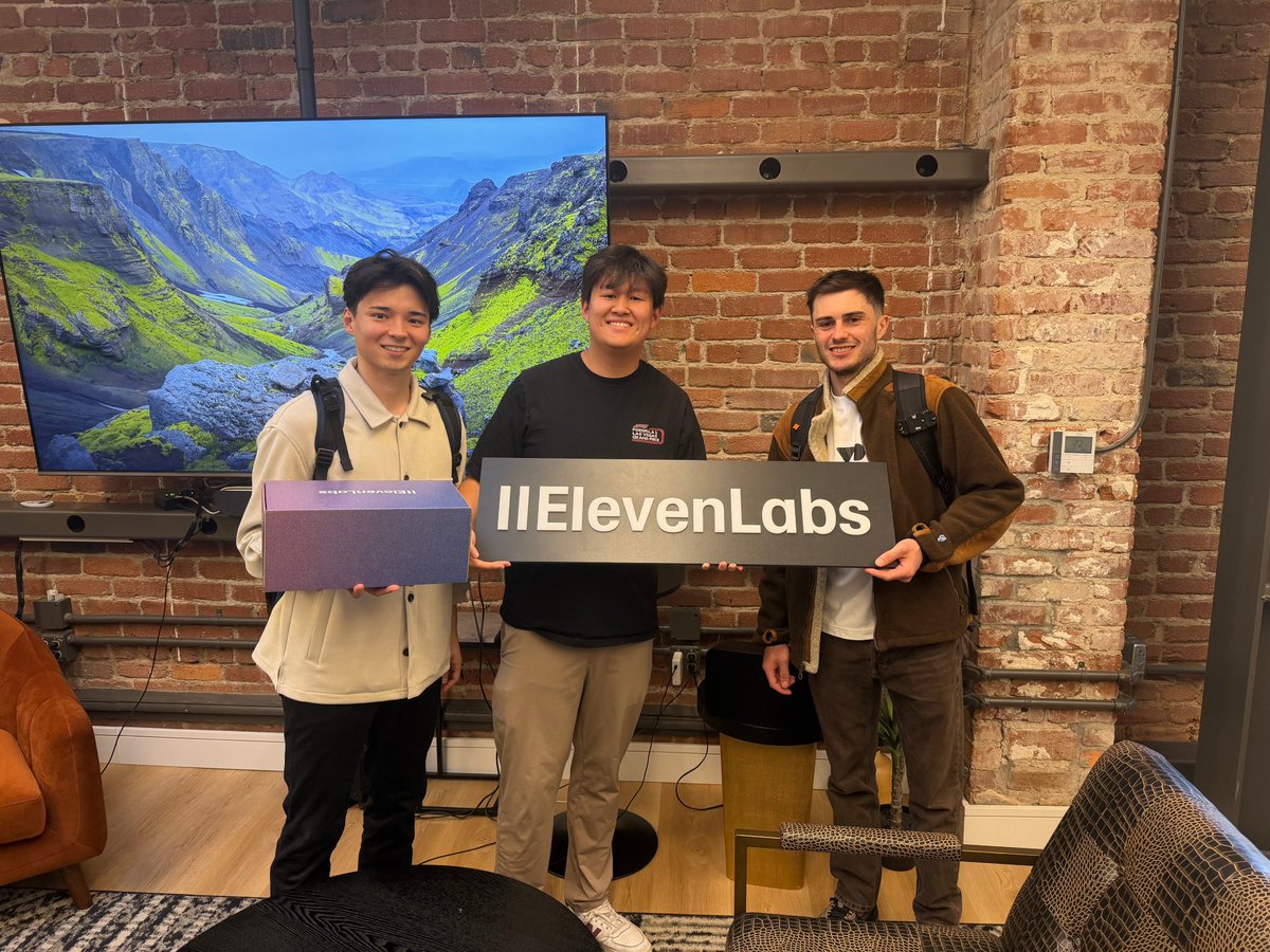 Been hosting this new YC P26 batch at the @ElevenLabs SF office and around the city.
If you're in
