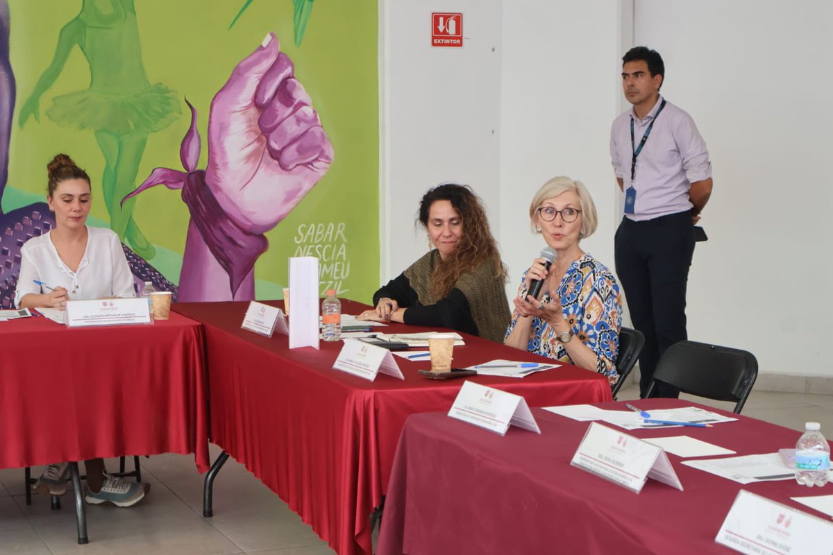 NoruegaMexCA's tweet photo. Las embajadas que integramos la Mesa de Cooperación Internacional para la Igualdad de Género visitamos la Utopía Cihuacóatl, enfocada al acceso a derechos y servicios para mujeres. Nos entusiasma trabajar junto a @SeMujeresCDMX para avanzar hacia una sociedad de cuidados 💜 https://t.co/ezsw22gEio