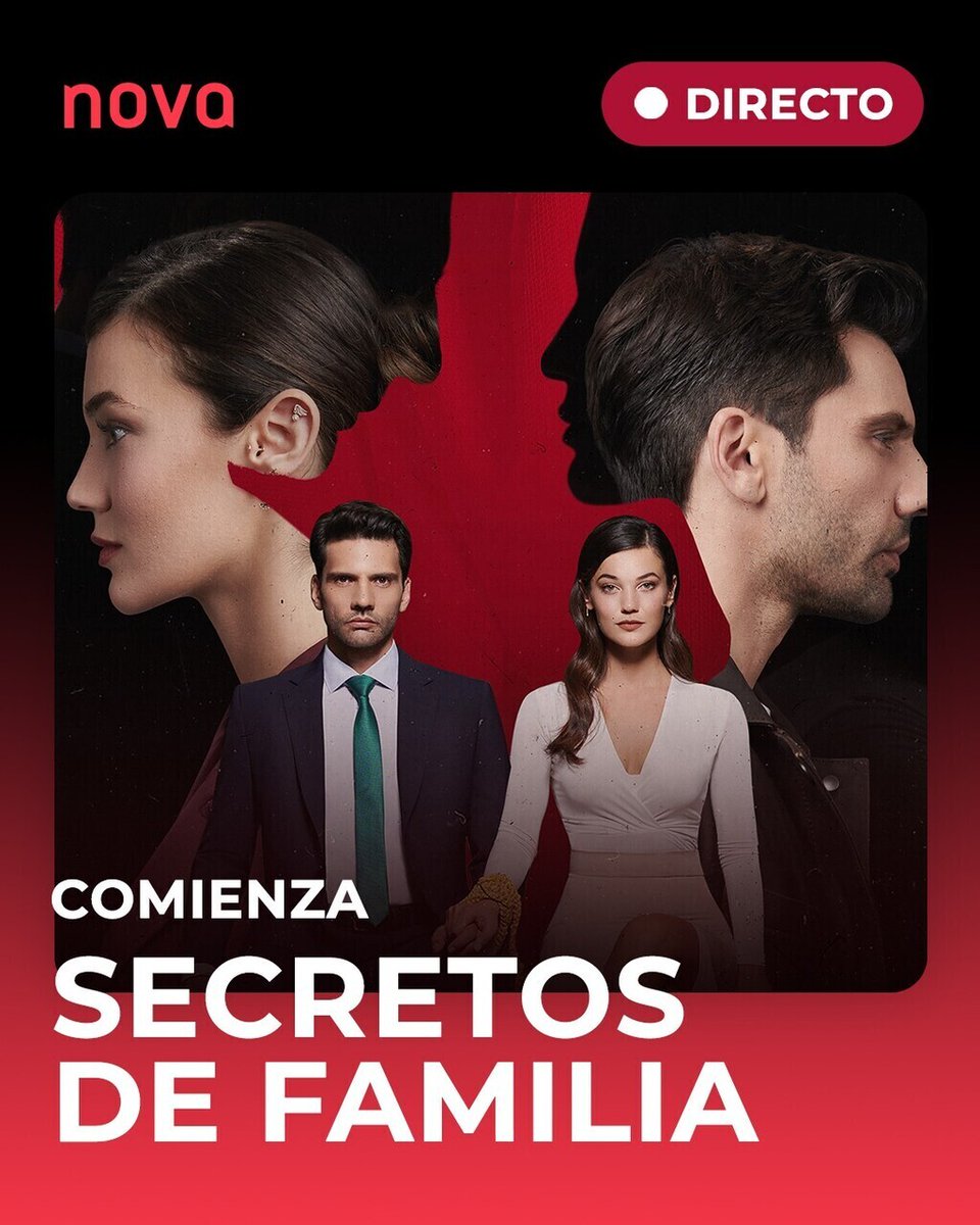 NovaTDT's tweet image. 📺 Comienza ya #SecretosDeFamilia

👉 Puedes verlo en #Nova y en #atresplayer